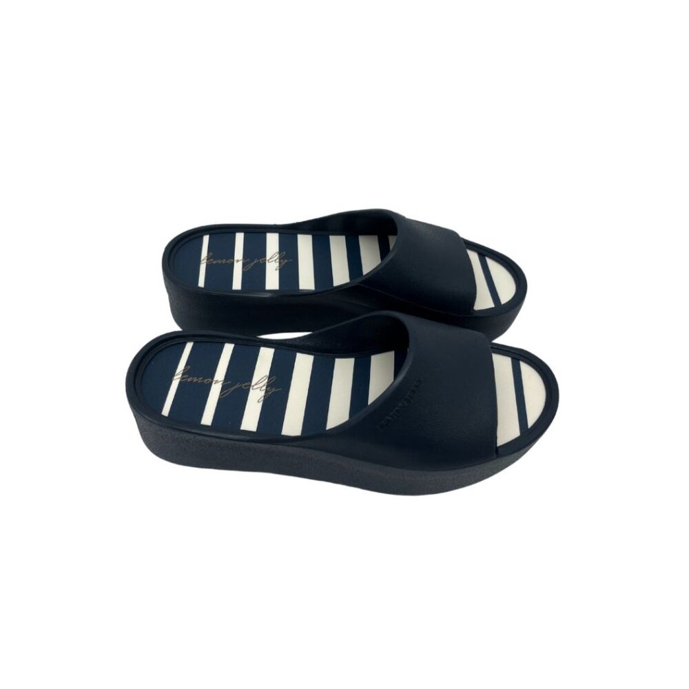Lemon | Jelly Navy Women's Sandals | Open-Toe | Platform | Various Sizes **NEW